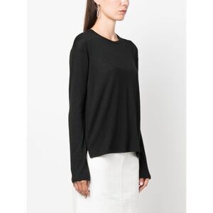 Rag & Bone Black Knit T-Shirt XS Long Sleeves